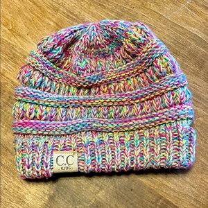 NWOT C.C. Kids Multicolor Knit Winter  Beanie